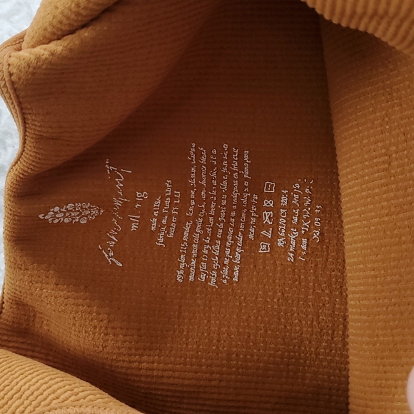 *pls read* Free People Happiness Runs Square Neck Crop High Atlas Brown - Picture 14 of 15